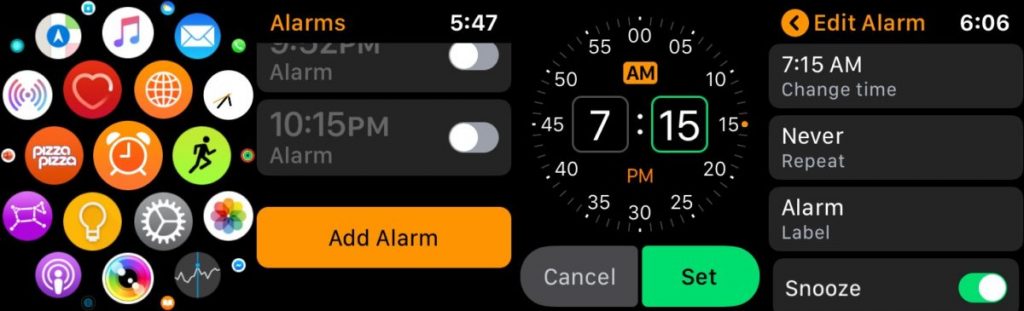 نحوه تنظیم آلارم در ساعت اپل ( Apple Watch )
